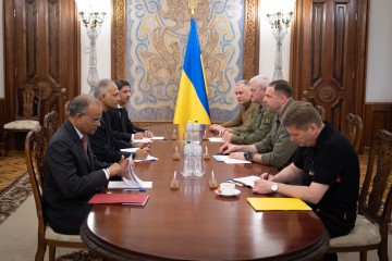 Head of the Office of the President of Ukraine met with the Indian delegation headed by Secretary (West) of the Ministry of External Affairs of India