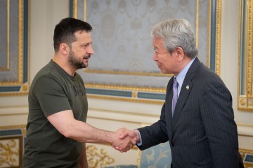 Володимир Зеленський зустрівся з президентом Японського агентства міжнародного співробітництва 