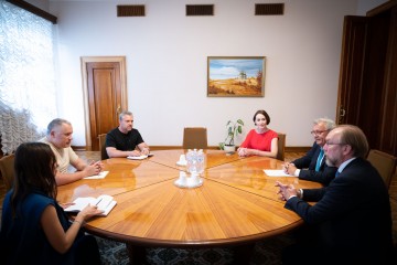 Ihor Zhovkva met with President of Eurochambres Vladimír Dlouhý