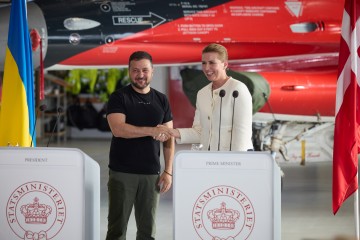 President following the meeting with Mette Frederiksen: We have agreed on the transfer of 19 F-16 jets by Denmark