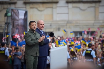 Своєю перемогою та співпрацею ми доведемо, що люди мають значення, свобода та Європа мають значення – виступ Володимира Зеленського перед представниками громадськості України та Данії