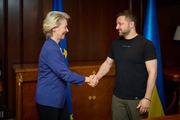 Volodymyr Zelenskyy met with President of the European Commission in Athens