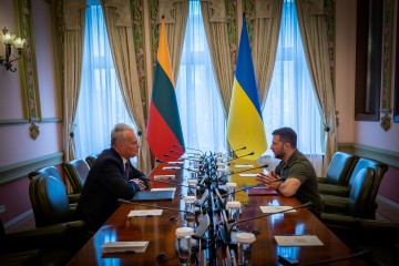 Volodymyr Zelenskyy held talks with the President of Lithuania