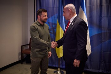 In New York, Volodymyr Zelenskyy discussed the protection of people and cooperation in civil defense with Benjamin Netanyahu