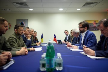 Volodymyr Zelenskyy met with the President of Chile