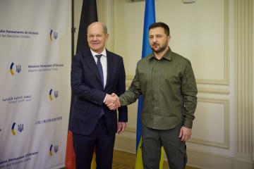 Volodymyr Zelenskyy met with Olaf Scholz