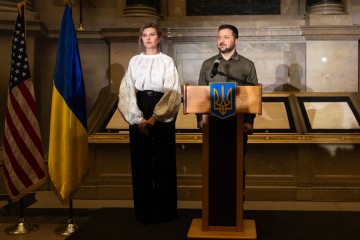 Speech by the President and the First Lady of Ukraine to the U.S. government and business representatives, media and Ukrainian community