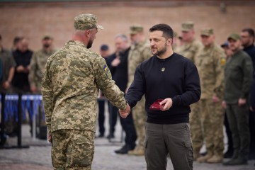 У День захисників і захисниць України Президент вручив державні нагороди та взяв участь у складанні присяги військовими ліцеїстами