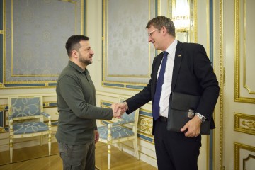 Володимир Зеленський зустрівся з міністром оборони Данії