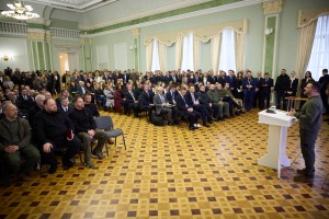 У День працівників дипломатичної служби України Президент Володимир Зеленський привітав українських дипломатів, працівників Міністерства закордонних справ із професійним святом та окреслив зовнішньополітичні цілі держави на наступний рік, 22 грудня 2023 року. 