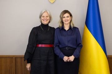 Олена Зеленська: Якісне шкільне харчування має допомогти дітям витримати воєнні випробування