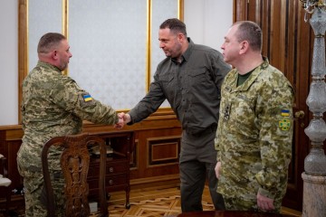 Andriy Yermak met with the State Border Guard Service chief, the Steel Border detachment chief