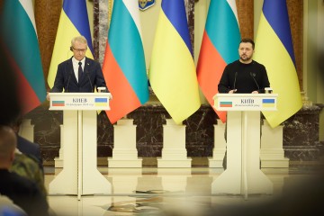 Домовилися активізувати розбудову логістики та інфраструктури в нашому регіоні – Президент України після зустрічі з Прем’єр-міністром Болгарії в Києві