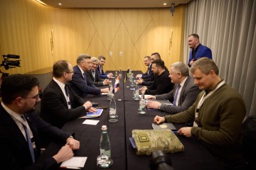 Volodymyr Zelenskyy met with Andrej Plenković in Tirana