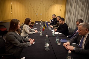 President of Ukraine met with President of Moldova in Tirana