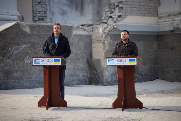 President of Ukraine: I would like to thank Greece for its willingness to participate in the restoration of our cultural heritage, particularly in Odesa