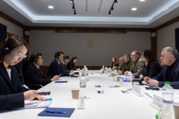 Andriy Yermak held a briefing for the Chinese delegation headed by Li Hui, Special Representative of the Chinese Government for Eurasian Affairs.