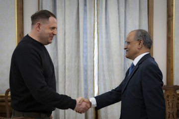 Andriy Yermak met with the Ambassador of India to Ukraine