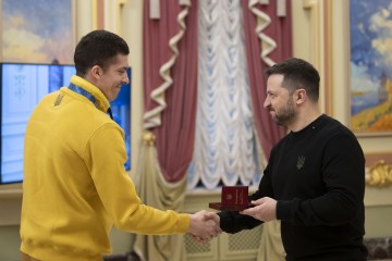 Вручення Президентом України державних нагород спортсменам – переможцям та призерам ХХ зимових Дефлімпійських ігор