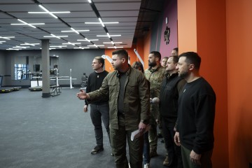 Президент відвідав відновлений центр соціально-психологічної реабілітації в Бородянці