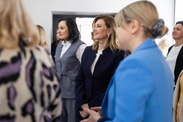 Olena Zelenska visited a clinic for the rehabilitation of Ukrainian defenders and the resilience center in the Rivne region