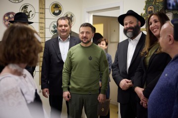 Volodymyr Zelenskyy met with the Jewish community before Passover