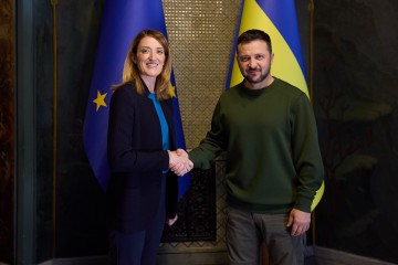 Defense Support, Ukraine's Path to the EU, and the Global Peace Summit: Volodymyr Zelenskyy Met with Roberta Metsola