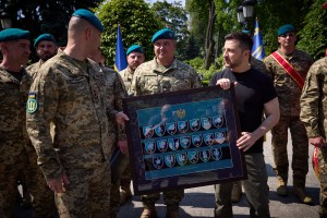 Володимир Зеленський зустрівся з морськими піхотинцями, 23 травня 2024 року