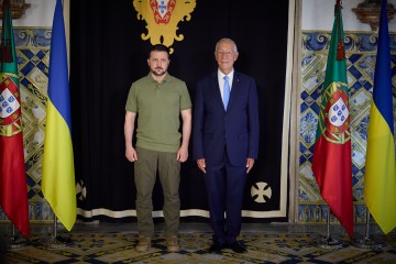 Volodymyr Zelenskyy Met with the President of Portugal