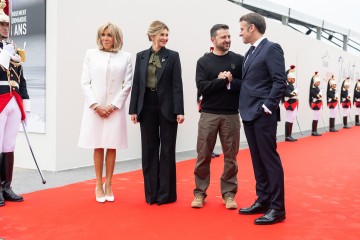 The President and the First Lady Took Part in the Ceremony Commemorating the 80th Anniversary of the Allied Landings in Normandy