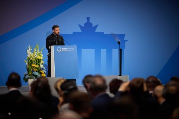 Виступ Володимира Зеленського на Ukraine Recovery Conference 2024