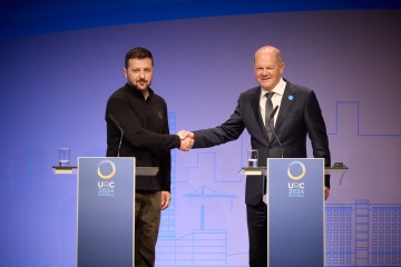 Our Key Emphases Are the Air Defense and the Energy Industry – Volodymyr Zelenskyy at a Joint Press Conference with Olaf Scholz