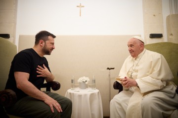 The President Met with Pope Francis