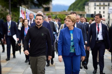 Presidents of Ukraine and Switzerland Started Working at the Inaugural Peace Summit