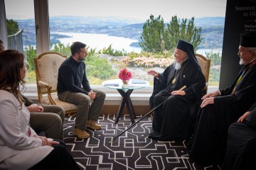 The Head of State Discussed Humanitarian Support for Ukraine with the Ecumenical Patriarch