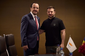 Volodymyr Zelenskyy Met with the President of Cyprus