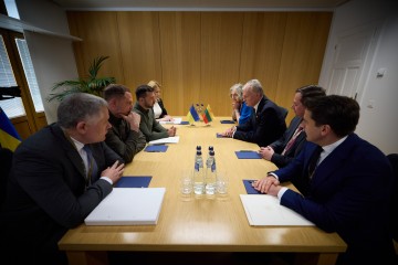 President Discussed Ukraine's EU Membership Path, Peace Summit, and Continued Defense Support with Lithuanian President and Estonian Prime Minister