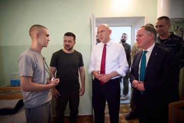 In Odesa, the President Visited Wounded Navy Servicemen and Congratulated Them on Ukrainian Navy Day