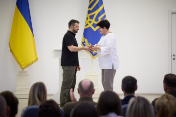 The President and the First Lady Participate in the Events on the Occasion of the Day of Medical Worker of Ukraine