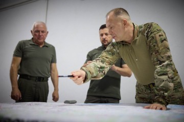 Volodymyr Zelenskyy Visited the Border Area of the Sumy Region and Received the Report by Commander-in-Chief Oleksandr Syrskyi