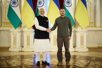 Meeting of the President of Ukraine and the Prime Minister of India