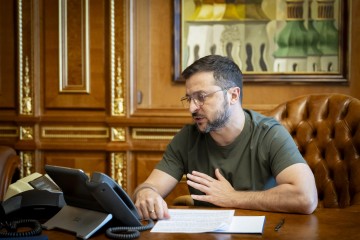 Володимир Зеленський закликав Джастіна Трюдо посилити адвокацію серед партнерів щодо далекобійності