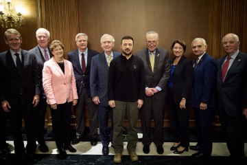 Volodymyr Zelenskyy Briefed U.S. Senate Members on the Victory Plan