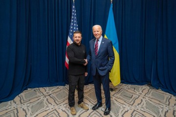 Volodymyr Zelenskyy Met with Joseph Biden