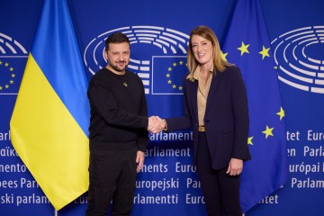 Майбутнє членство України в ЄС і фінансова підтримка: Володимир Зеленський зустрівся з Президенткою та лідерами політичних груп Європарламенту