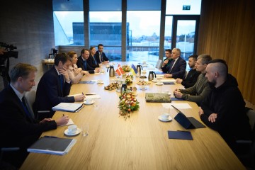 Funding for Ukrainian Defense Production and the Second Peace Summit: President Meets with Denmark's Prime Minister