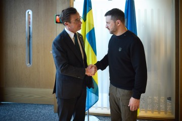 We Really Count on Progress in Bolstering Ukraine's Air Shield – President at the Meeting with Swedish Prime Minister