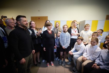 President Visits State Ukrainian-Hungarian School in Budapest