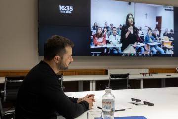 Volodymyr Zelenskyy Spoke with Students of Colombian Universities