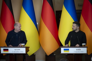 Посилення ППО, продовження оборонної підтримки та спільне виробництво зброї – результати зустрічі Президента України та канцлера Німеччини